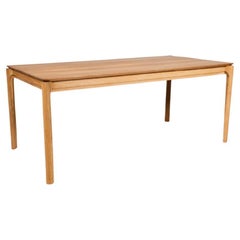 Table de salle à manger 200 cm en bois de chêne massif
