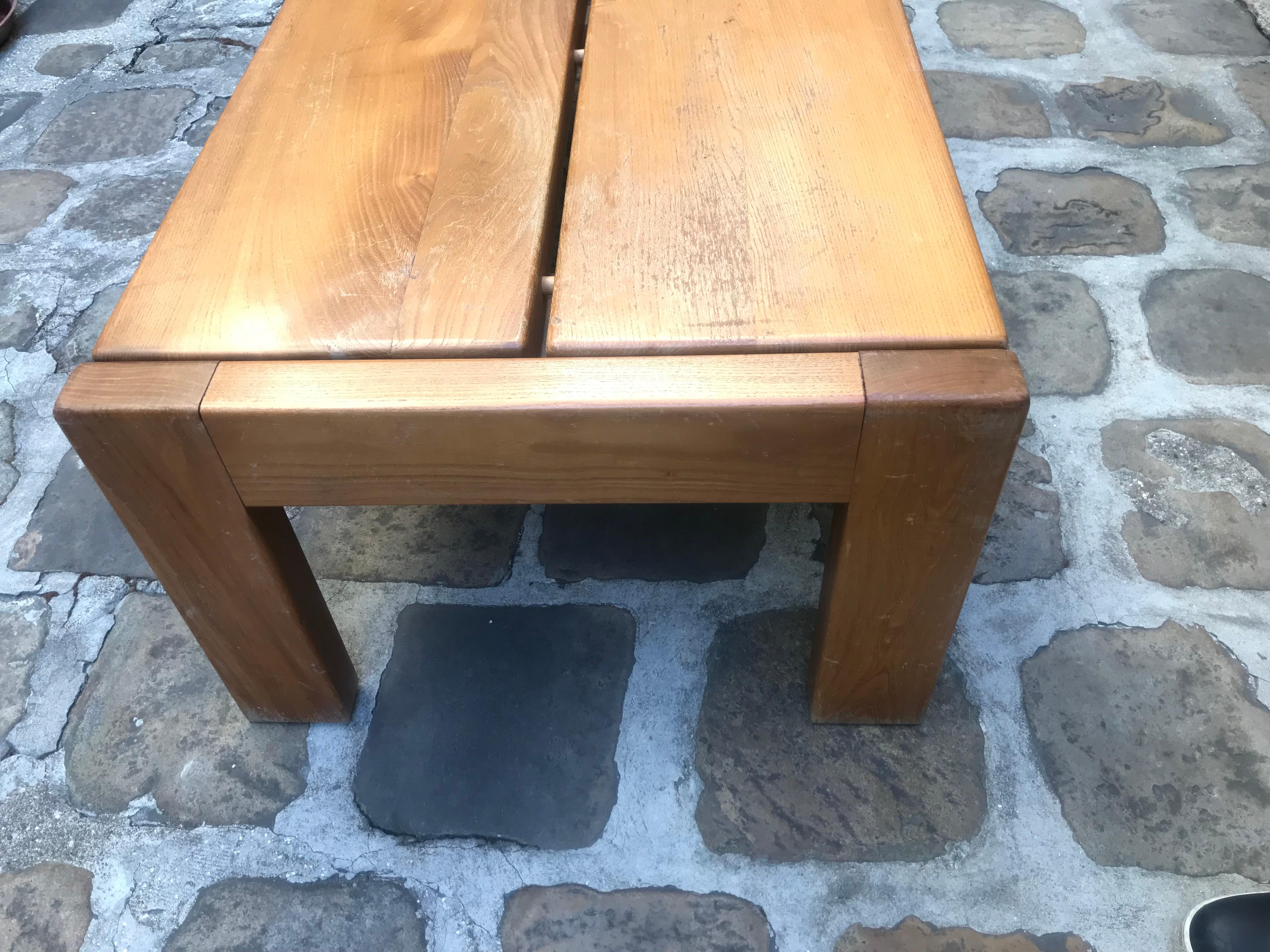 Solid Elm Bench, Regain For Sale 3