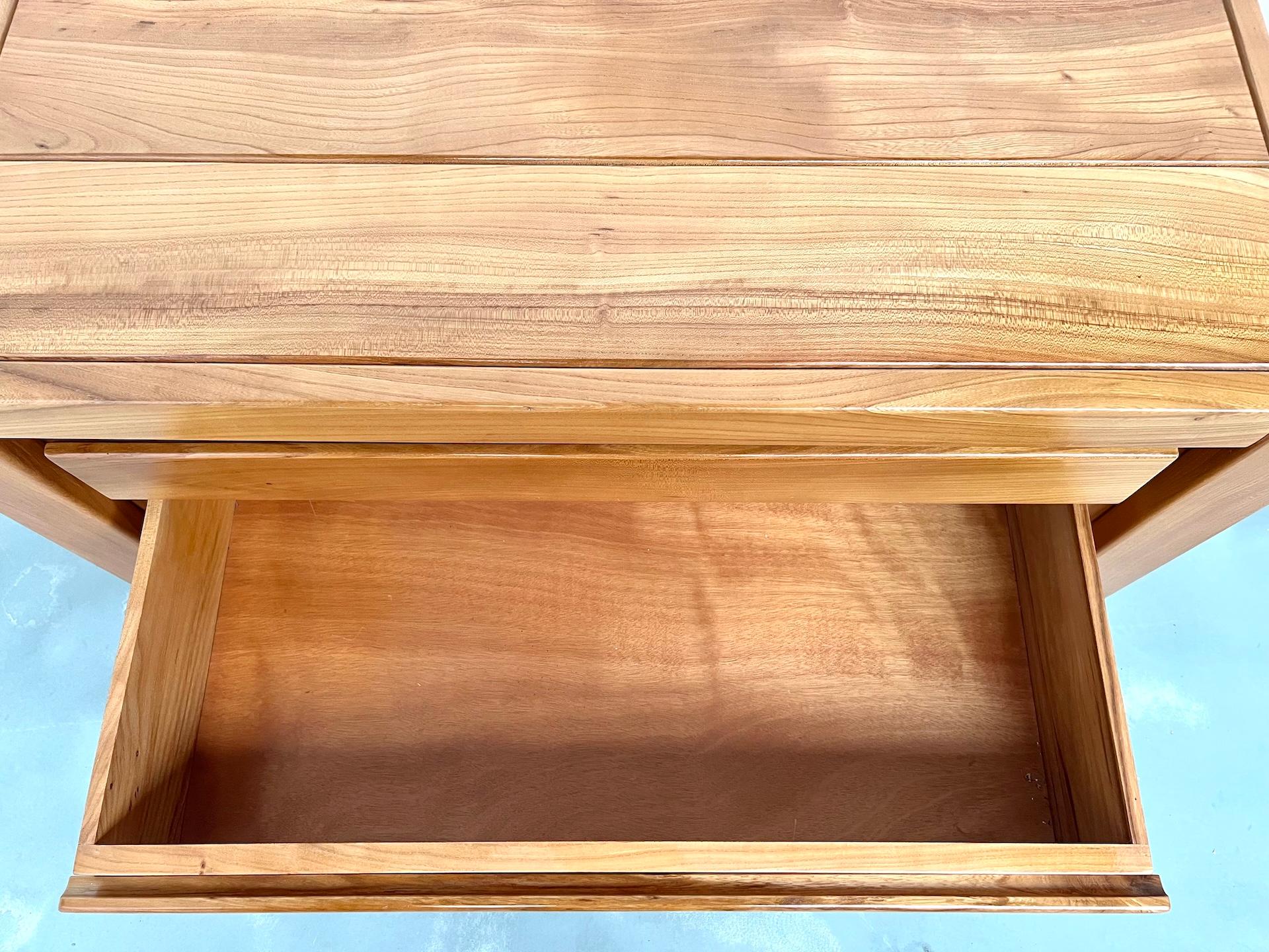Solid elm chest of drawers by Maison Regain – circa 1970  Maison Lecan presents For Sale 5