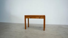 Solid elm desk by Roland Haeusler for Maison Regain