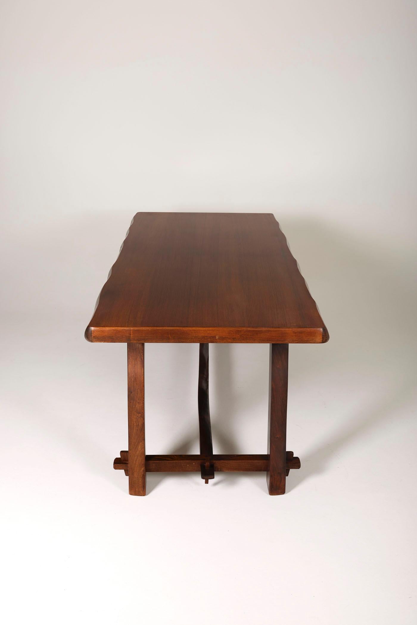 20th Century Solid elm dining table