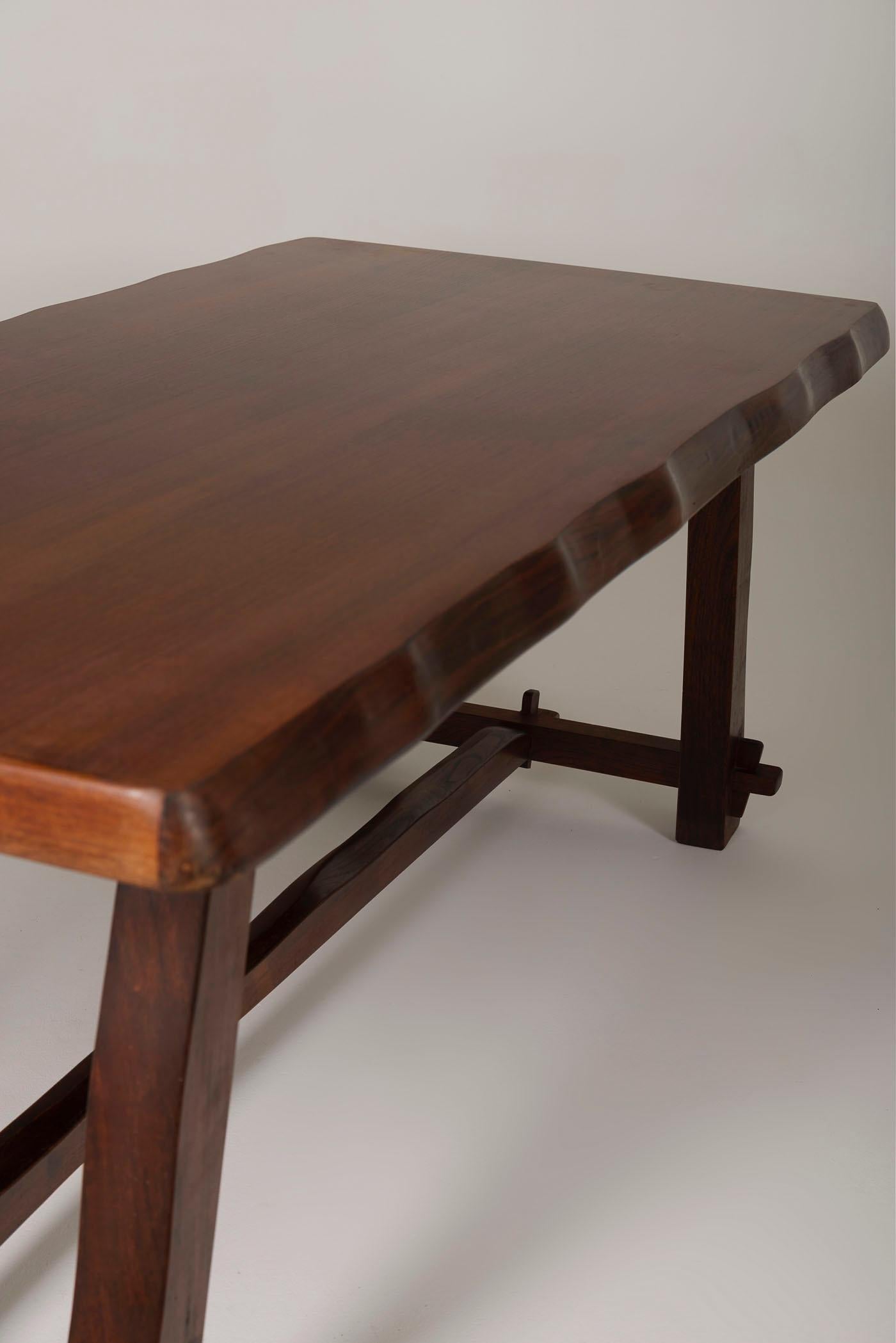 Solid elm dining table 1