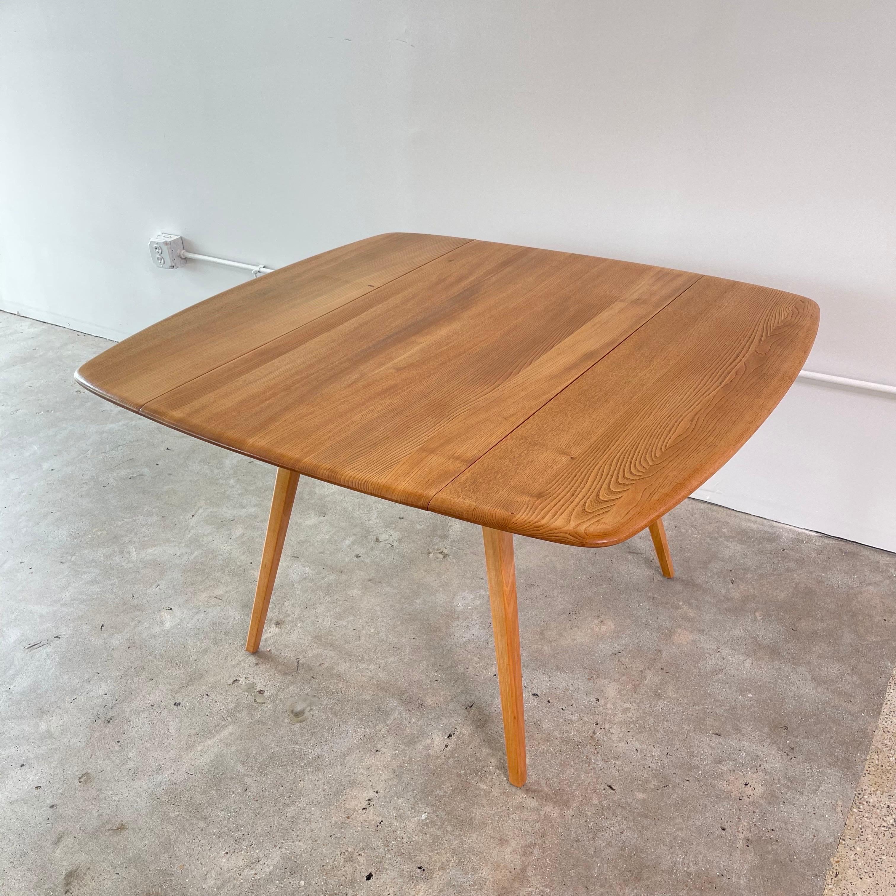 Solid Elm Drop Leaf Table by Ercol 3