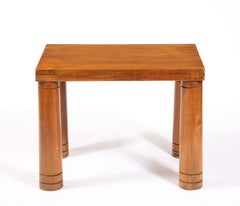 Gueridon in olmo massiccio, Francia, anni '40