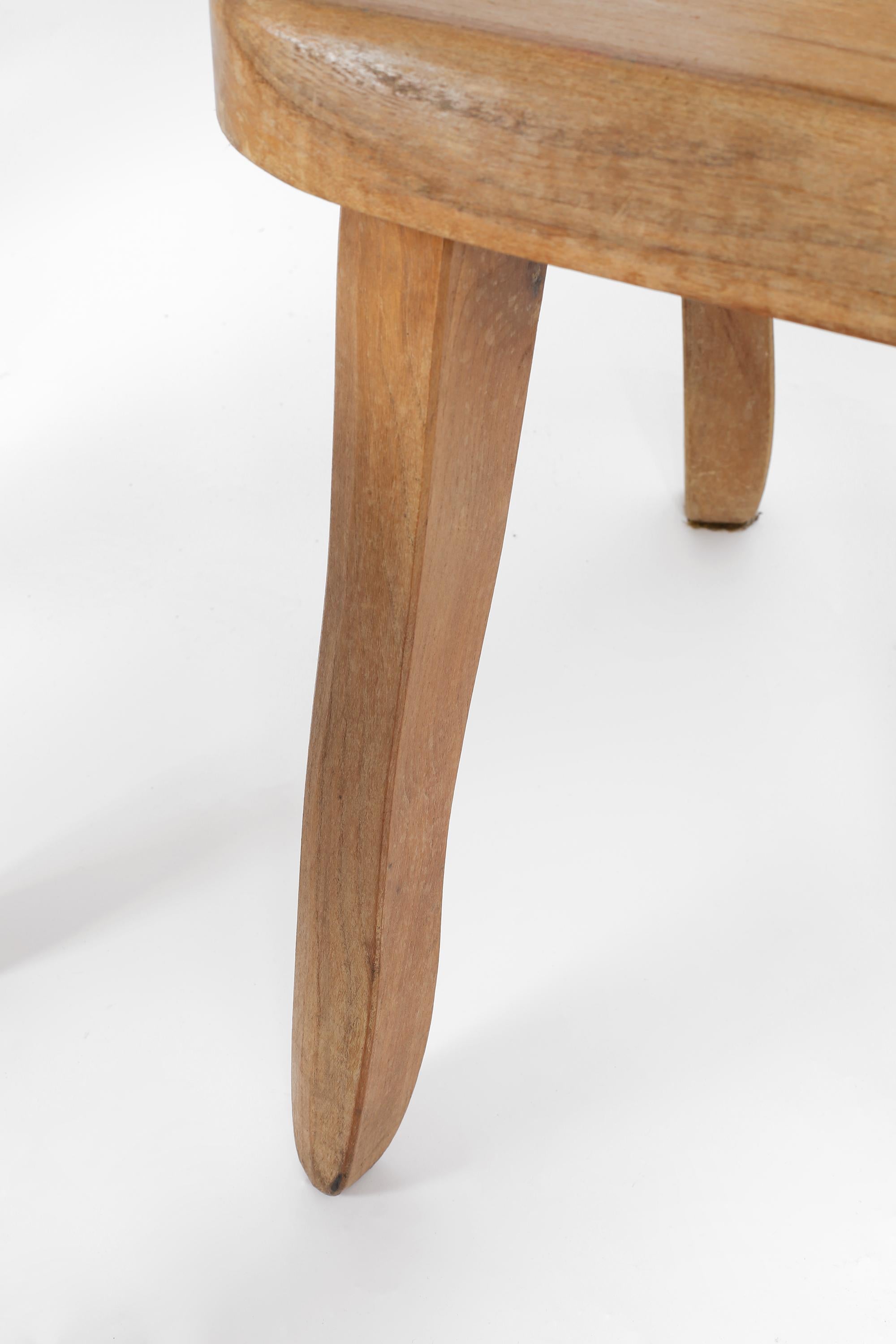 Solid Elm ‘King’ Chair Attributed to Olavi Hanninen, c. 1960s 4