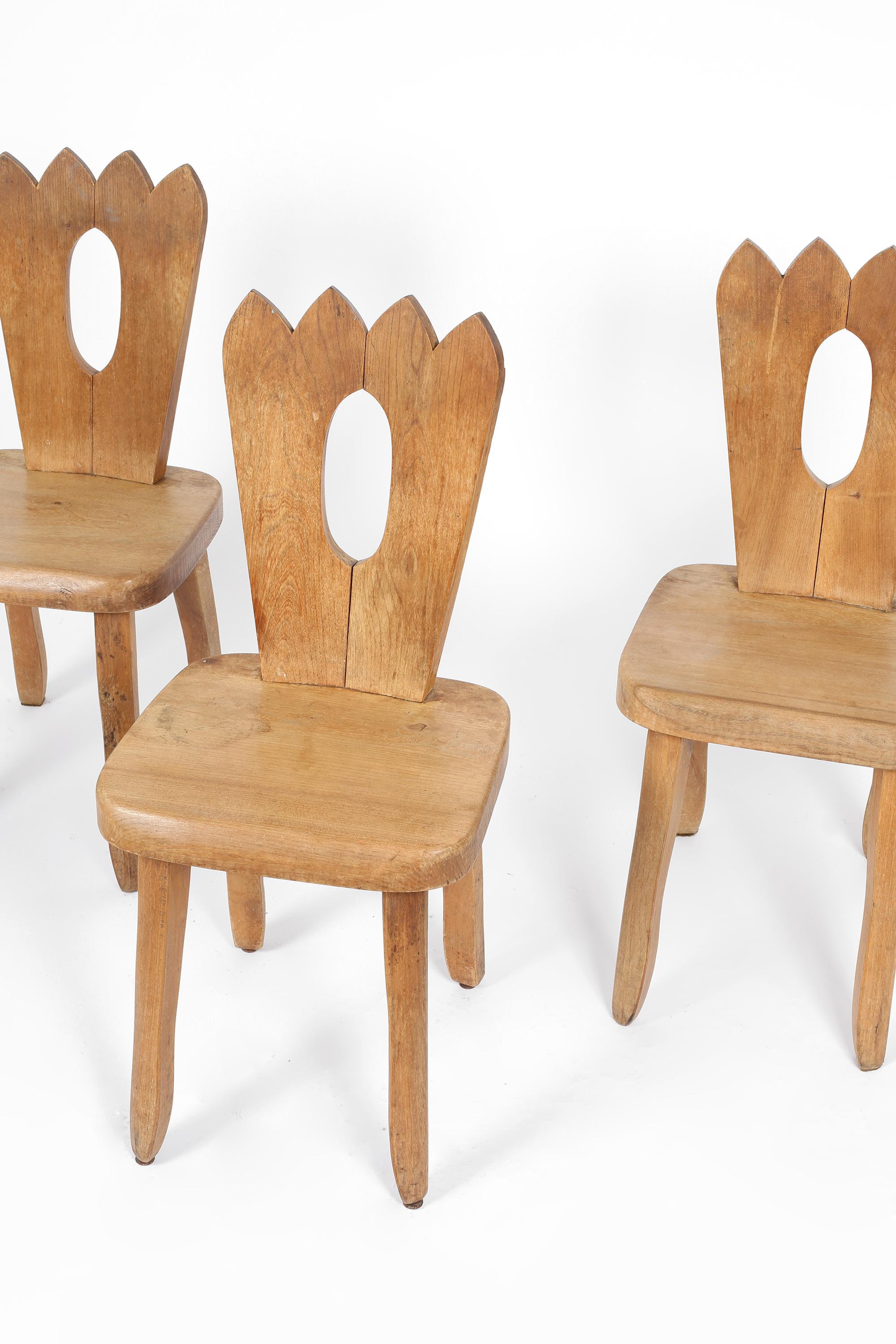 Solid Elm ‘King’ Chair Attributed to Olavi Hanninen, c. 1960s 6