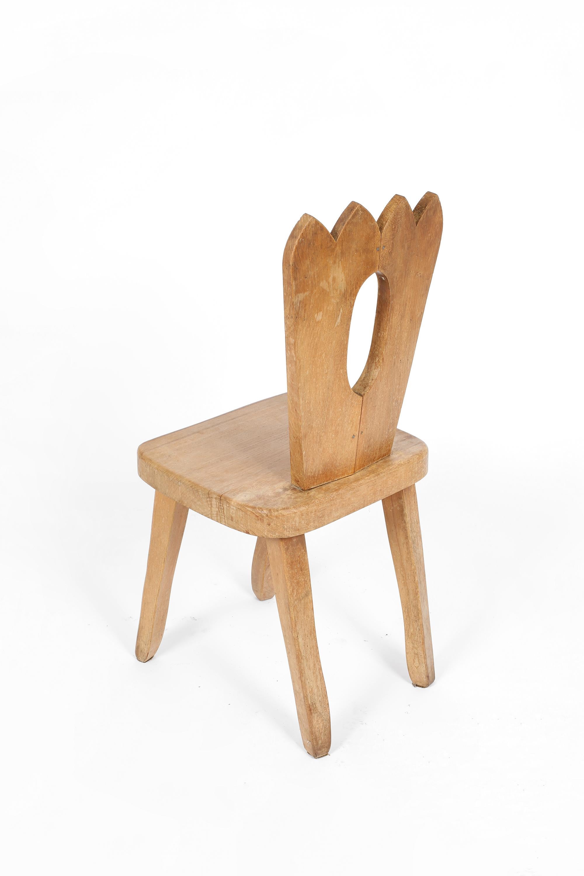 Solid Elm ‘King’ Chair Attributed to Olavi Hanninen, c. 1960s In Good Condition In London, GB
