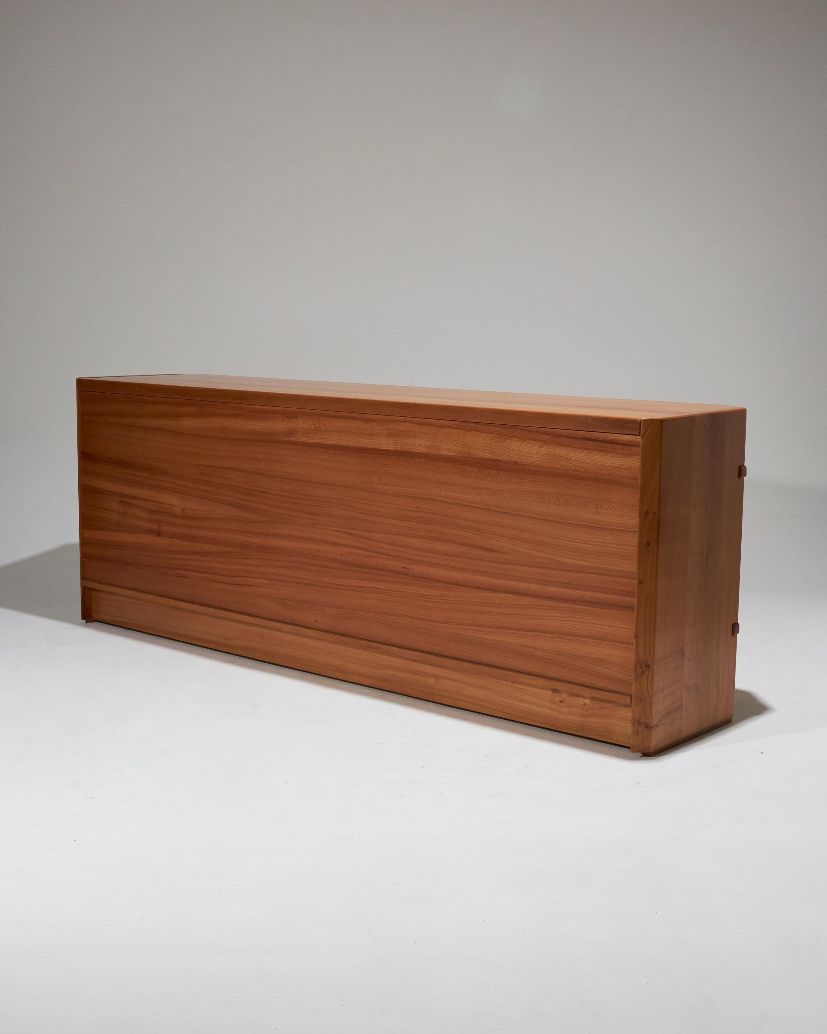 Solid Elm Sideboard, 1970s For Sale 7