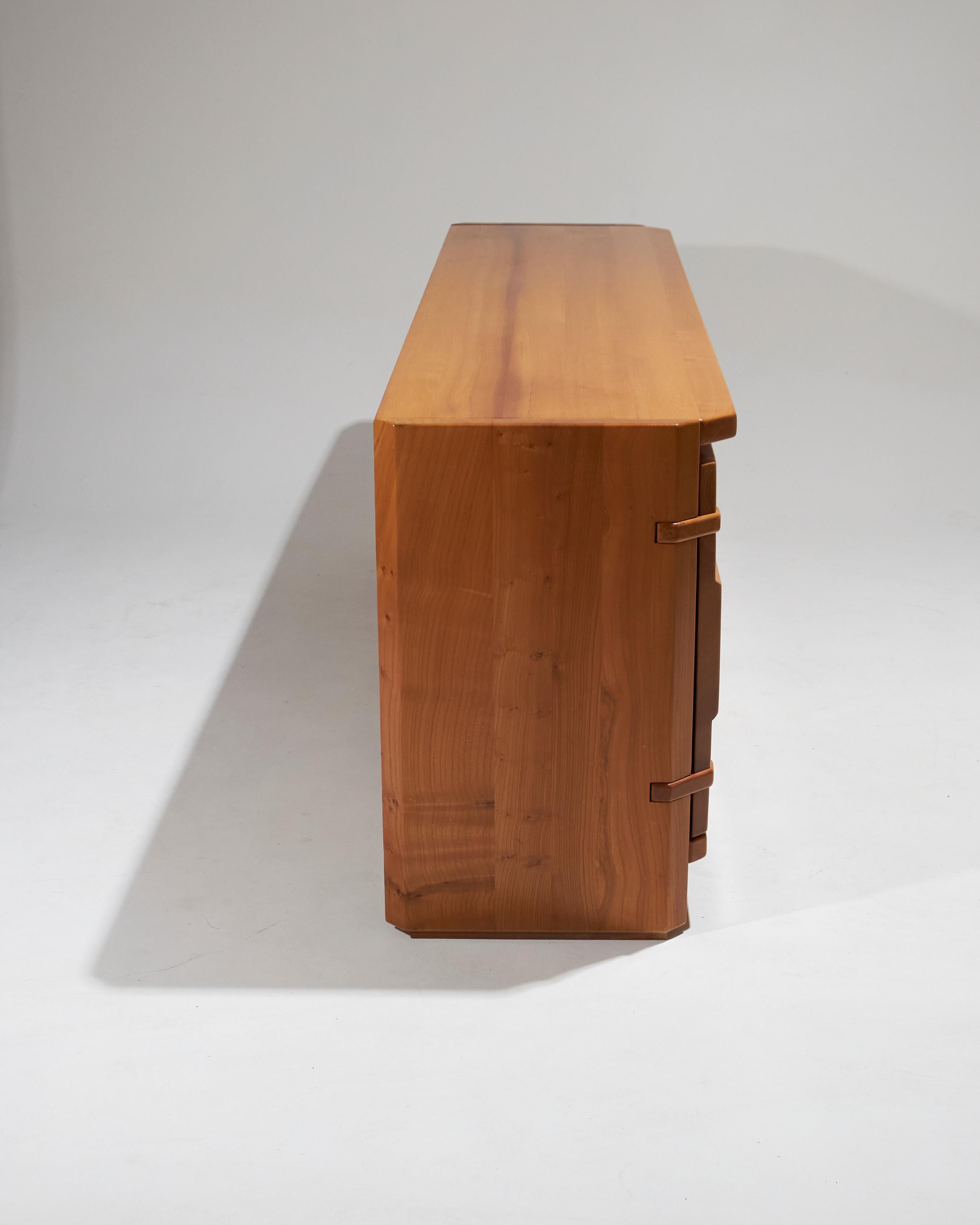 Solid Elm Sideboard, 1970s For Sale 9