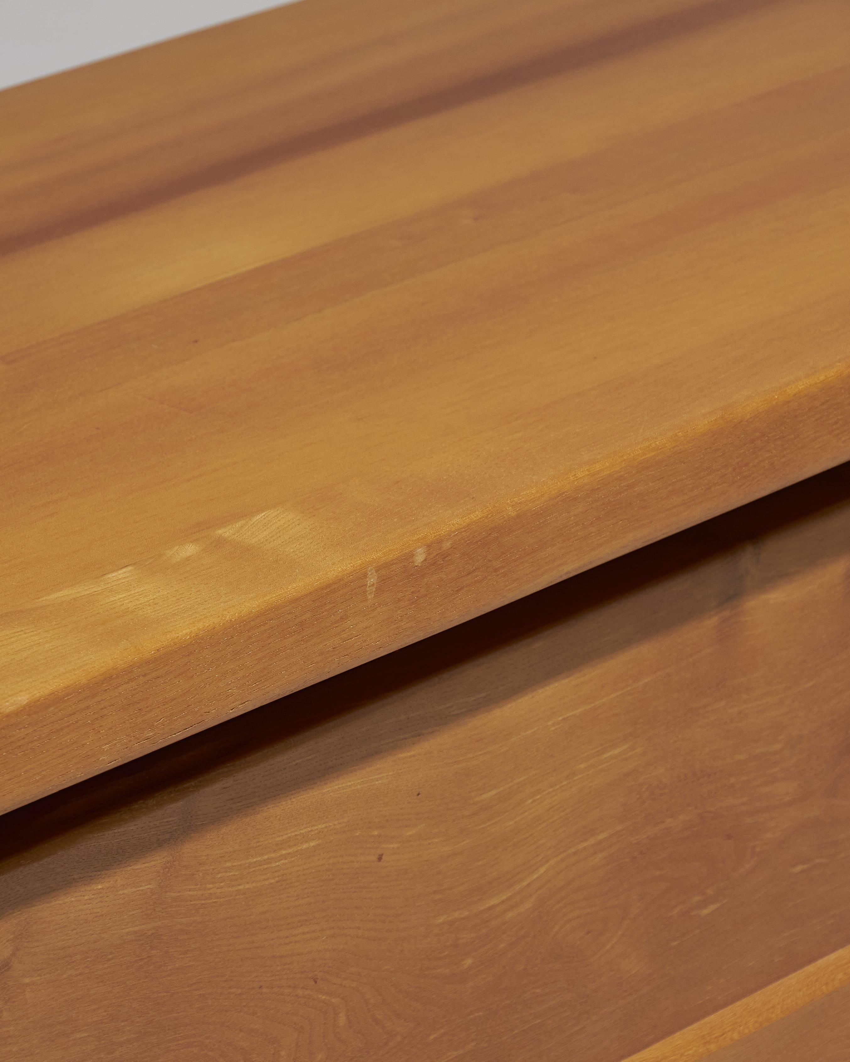 Solid Elm Sideboard, 1970s For Sale 11