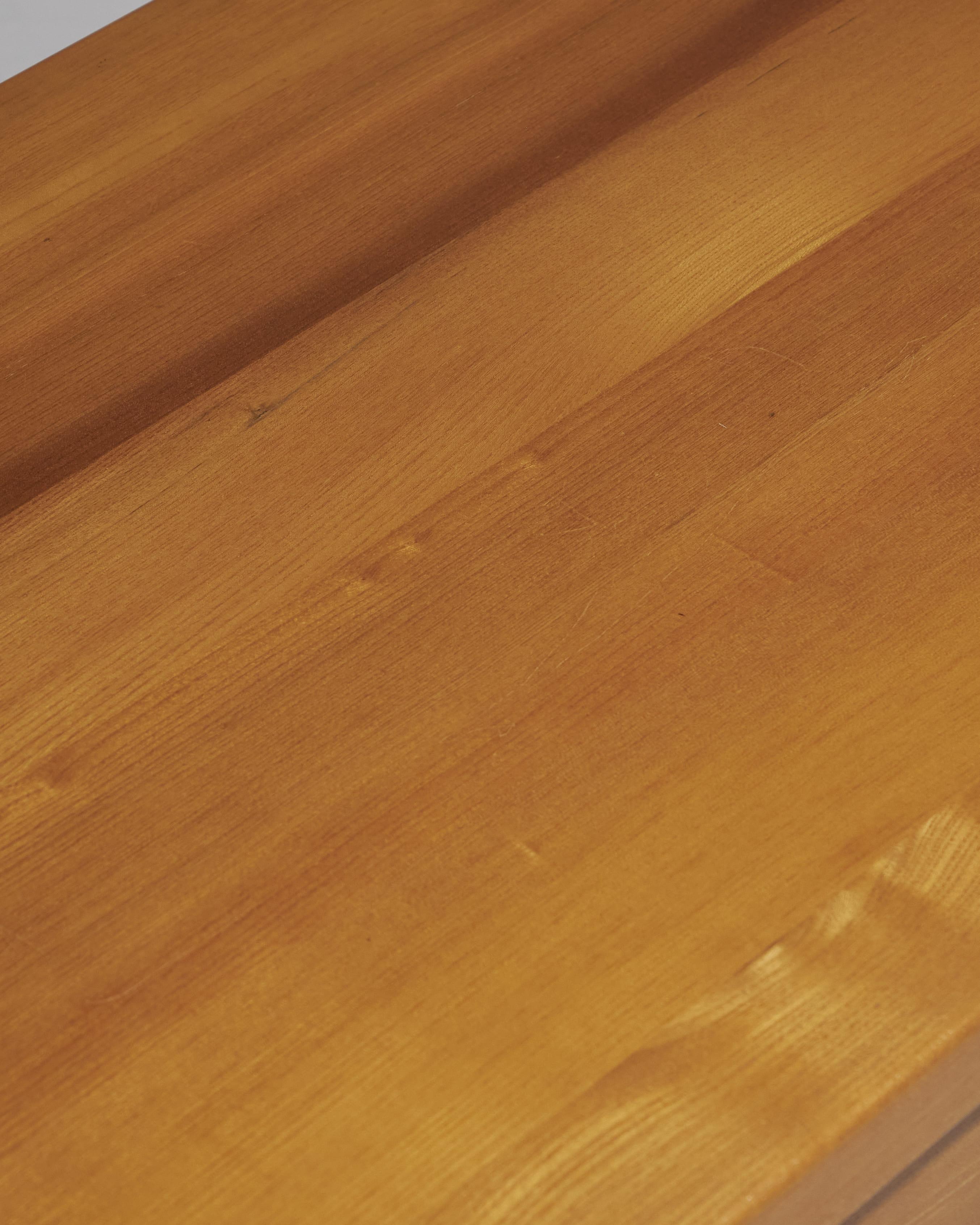 Solid Elm Sideboard, 1970s For Sale 12