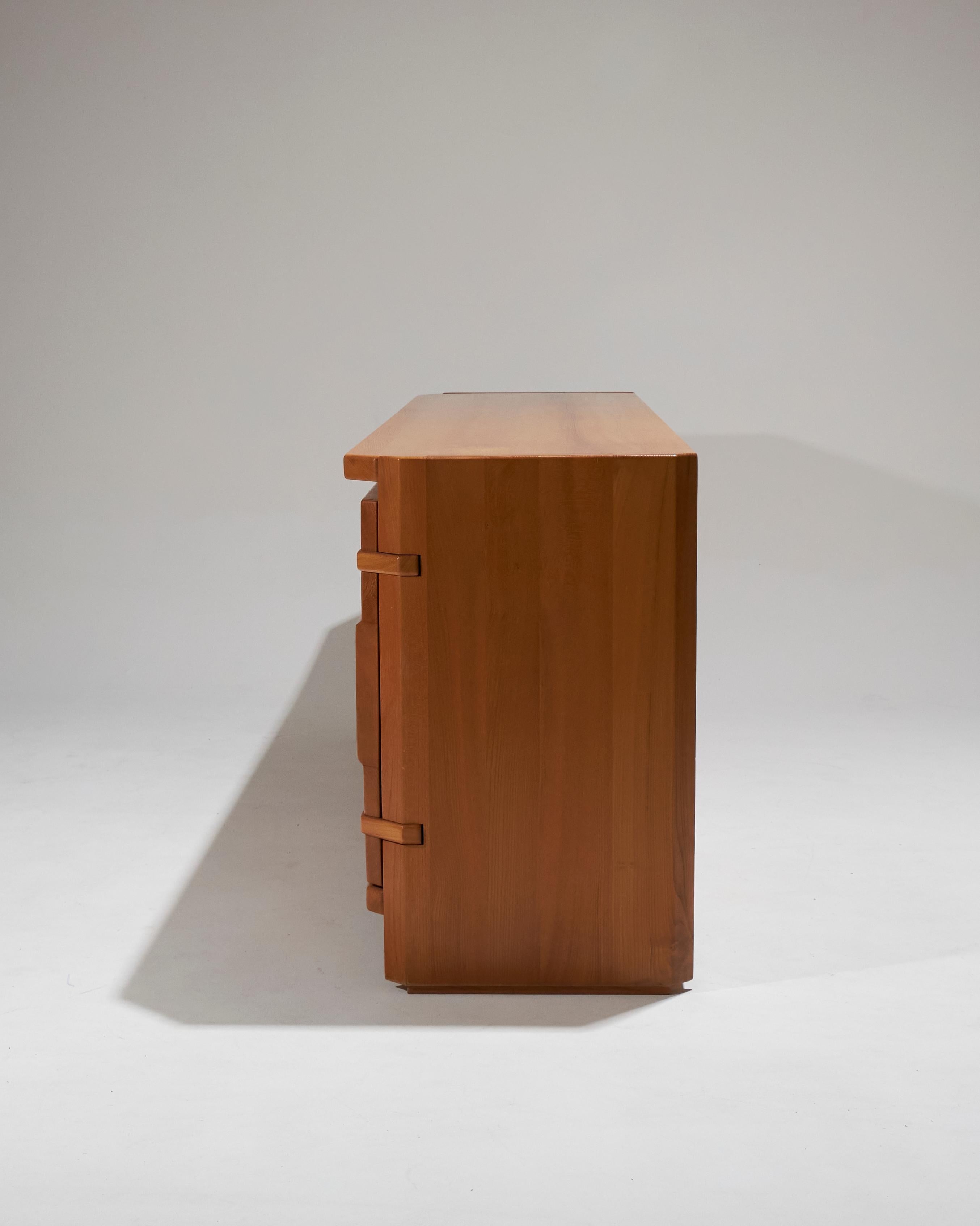 20th Century Solid Elm Sideboard, 1970s For Sale