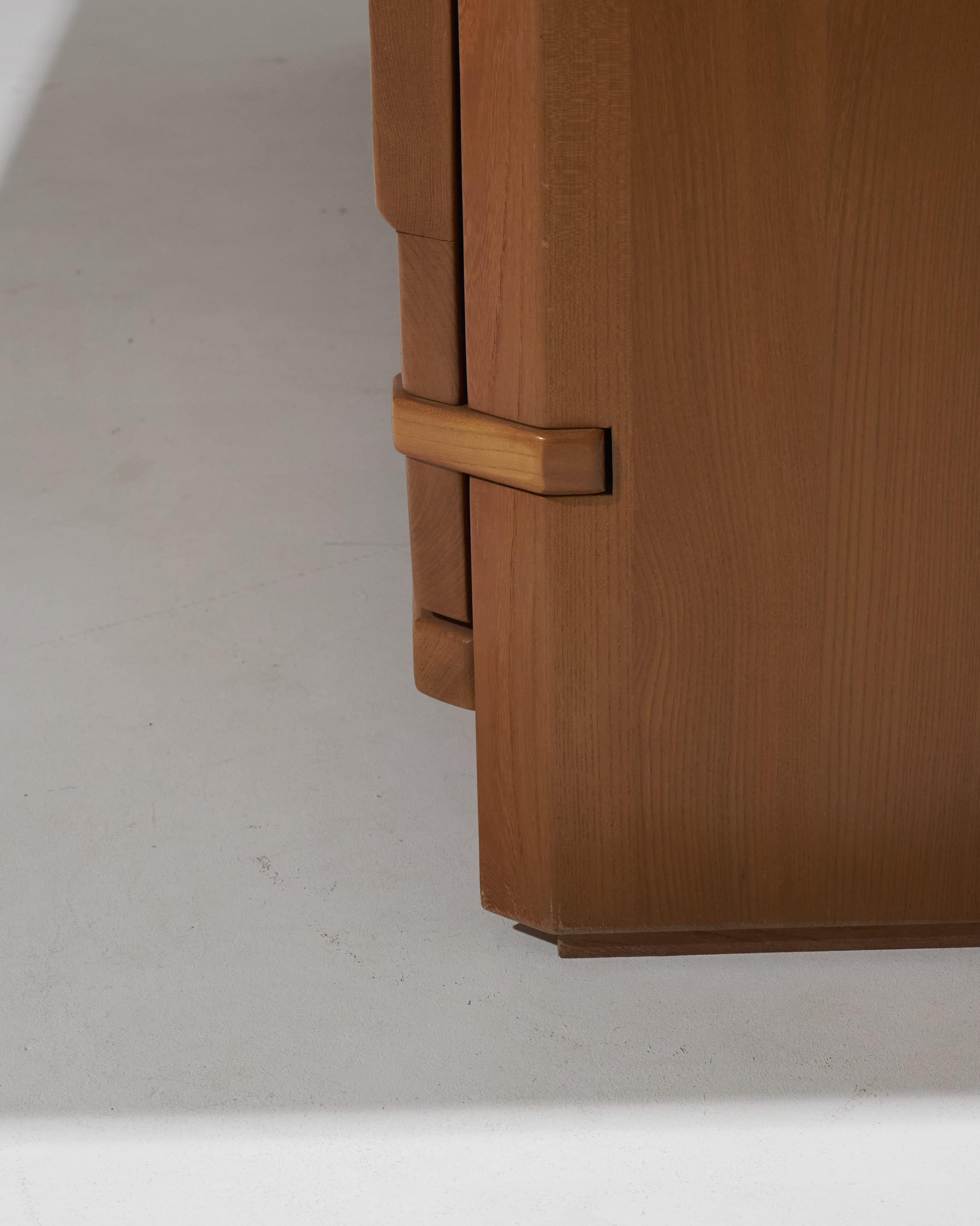 Solid Elm Sideboard, 1970s For Sale 1