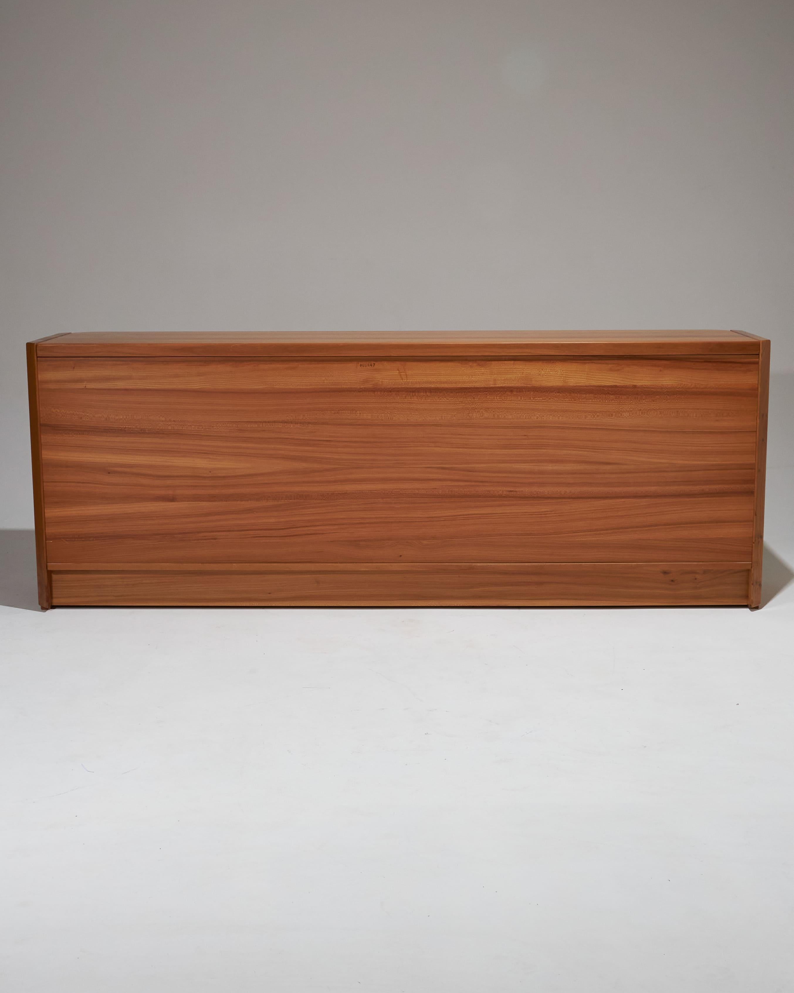 Solid Elm Sideboard, 1970s For Sale 4