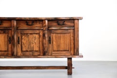 Solid Elm Sideboard by Olavi Hanninen