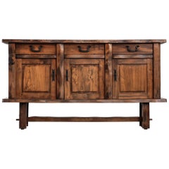 Sideboard aus massivem Ulmenholz von Olavi Hanninen