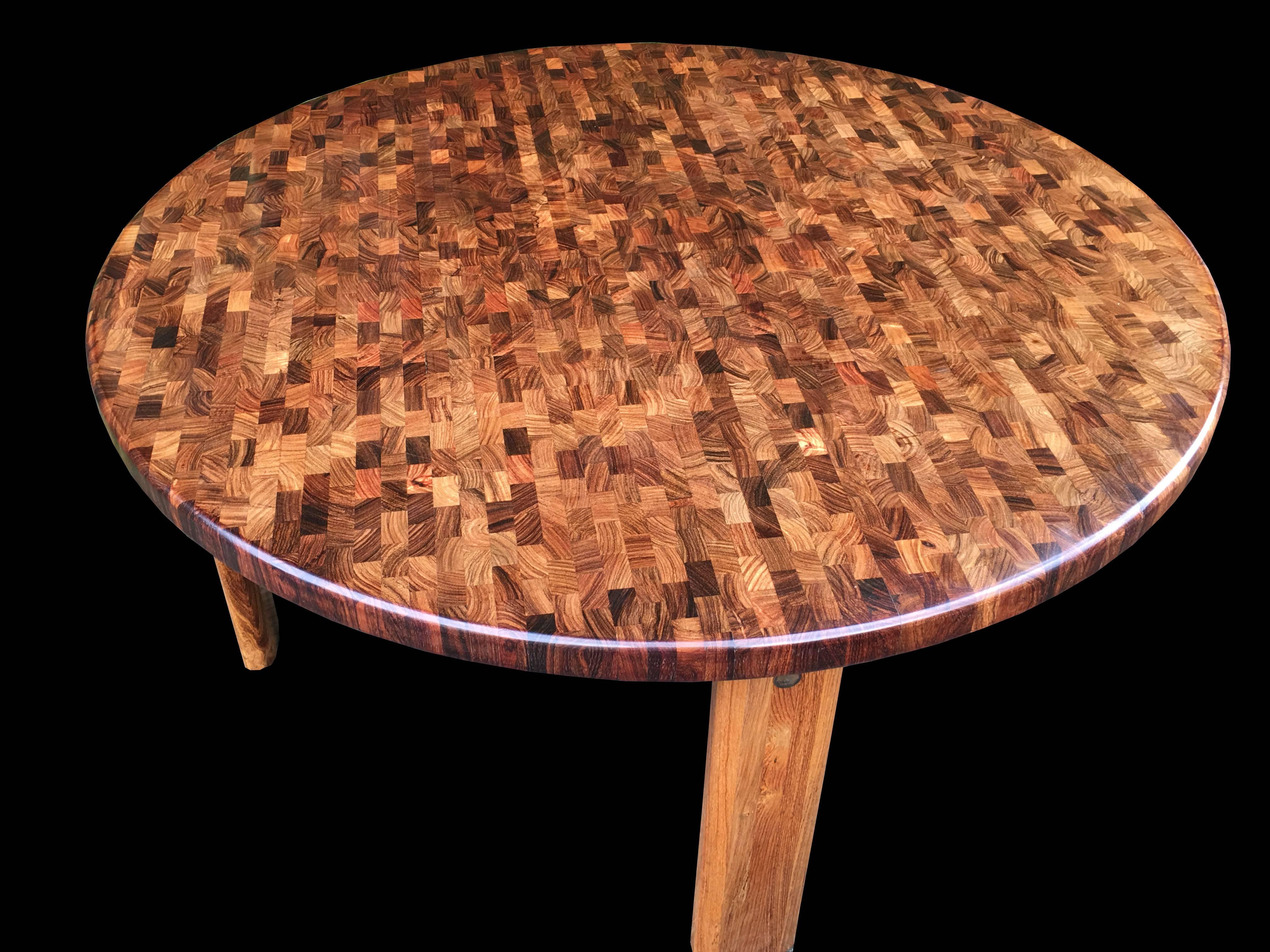Solid End Grain Walnut Coffee Table by Bramin at 1stDibs end grain coffee table