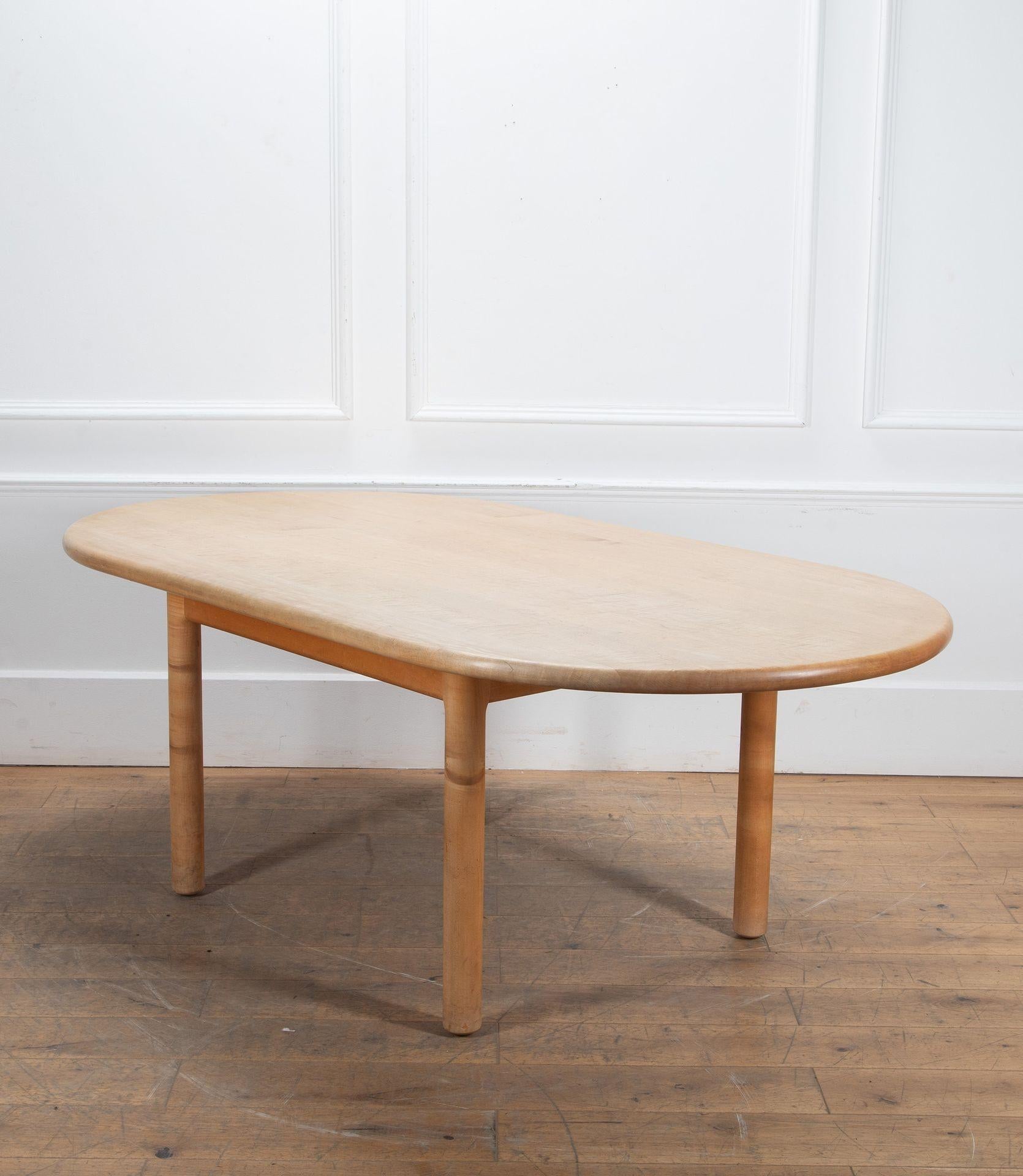 Solid English 20th Century Maple Table by Sir Terence Conran For Sale 5