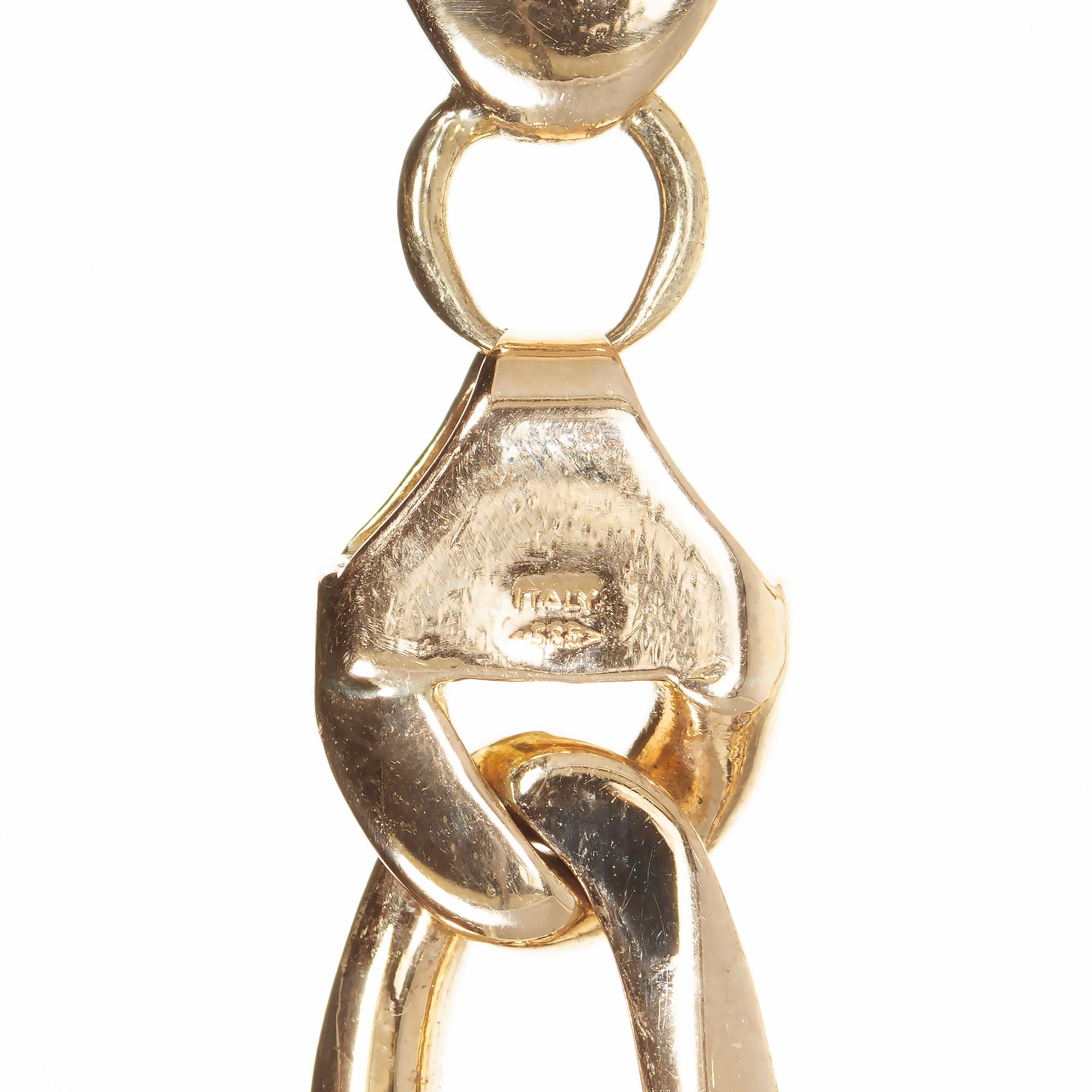 14k gold italian bracelet