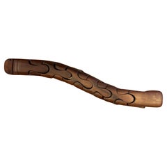 Puzzle / Pisapapeles Sólido Figural Serpiente en Nogal al estilo de Deborah Bump