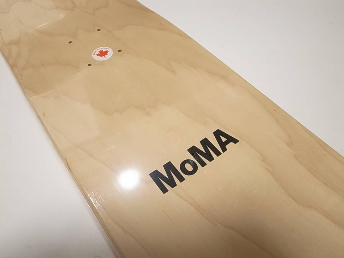 Skateboard deck
Designed 2017
7-ply Canadian Maple Wood
Measure: 31 H x 8 W x .5 D, inches
Custom box.

This skateboard features a reproduction of the artwork 