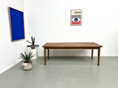 Solid french oak farmhouse table with spindle legs