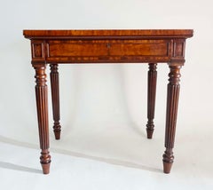 Crocodile Mahogany Side Table by Gillows of Lancaster & London, circa 1820
