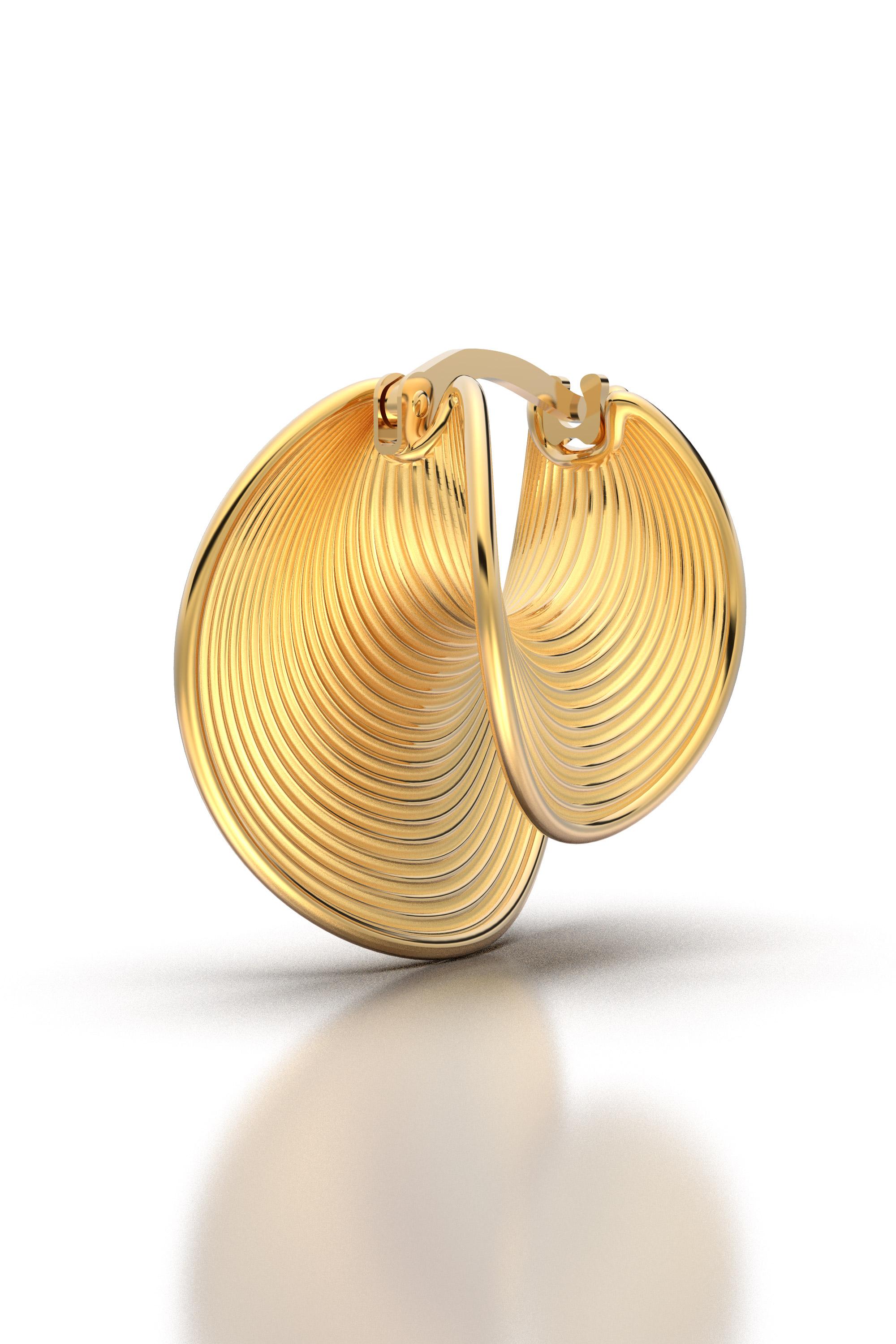 italian gold hoop earrings