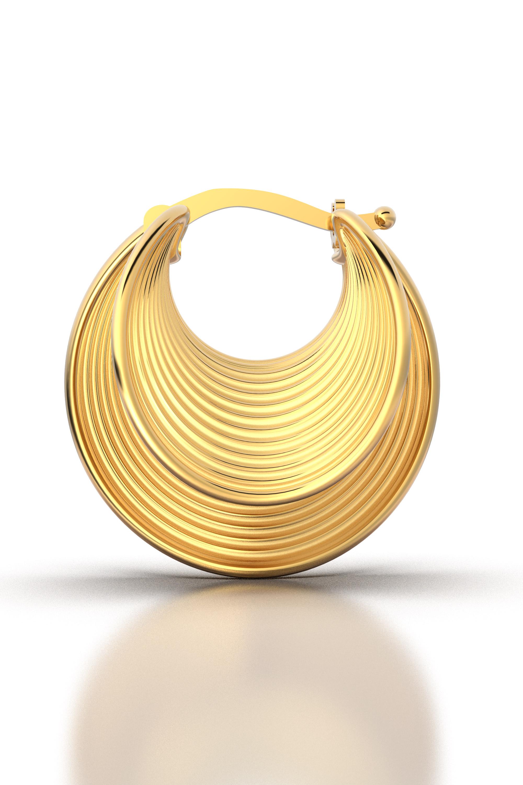 italian gold earrings