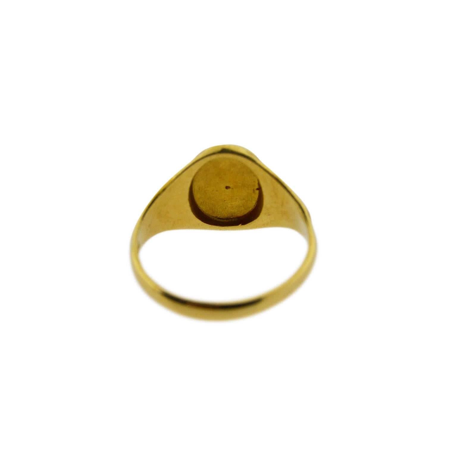 Women's Solid Gold Ladies United States Marine Corp New Old Stock Ring