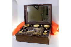 Solid Gold Vanity Set - Charles X - 19th century