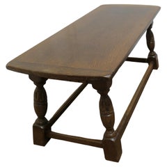 Solid Golden Oak Arts & Crafts Coffee Table This is a Very Sturdy Table