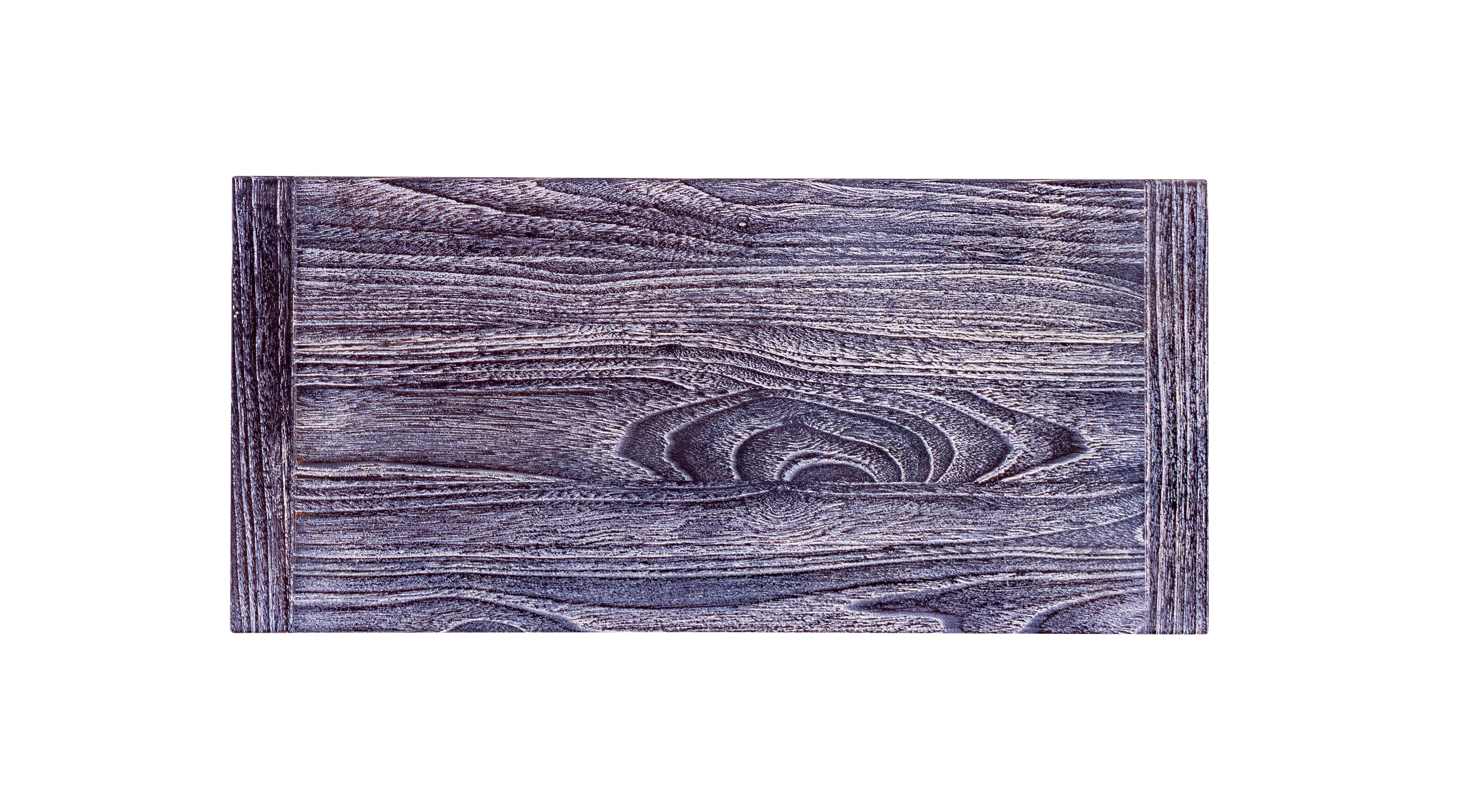 Table de salle à manger de ferme contemporaine en bois massif, teck sablé cacao en vente 4
