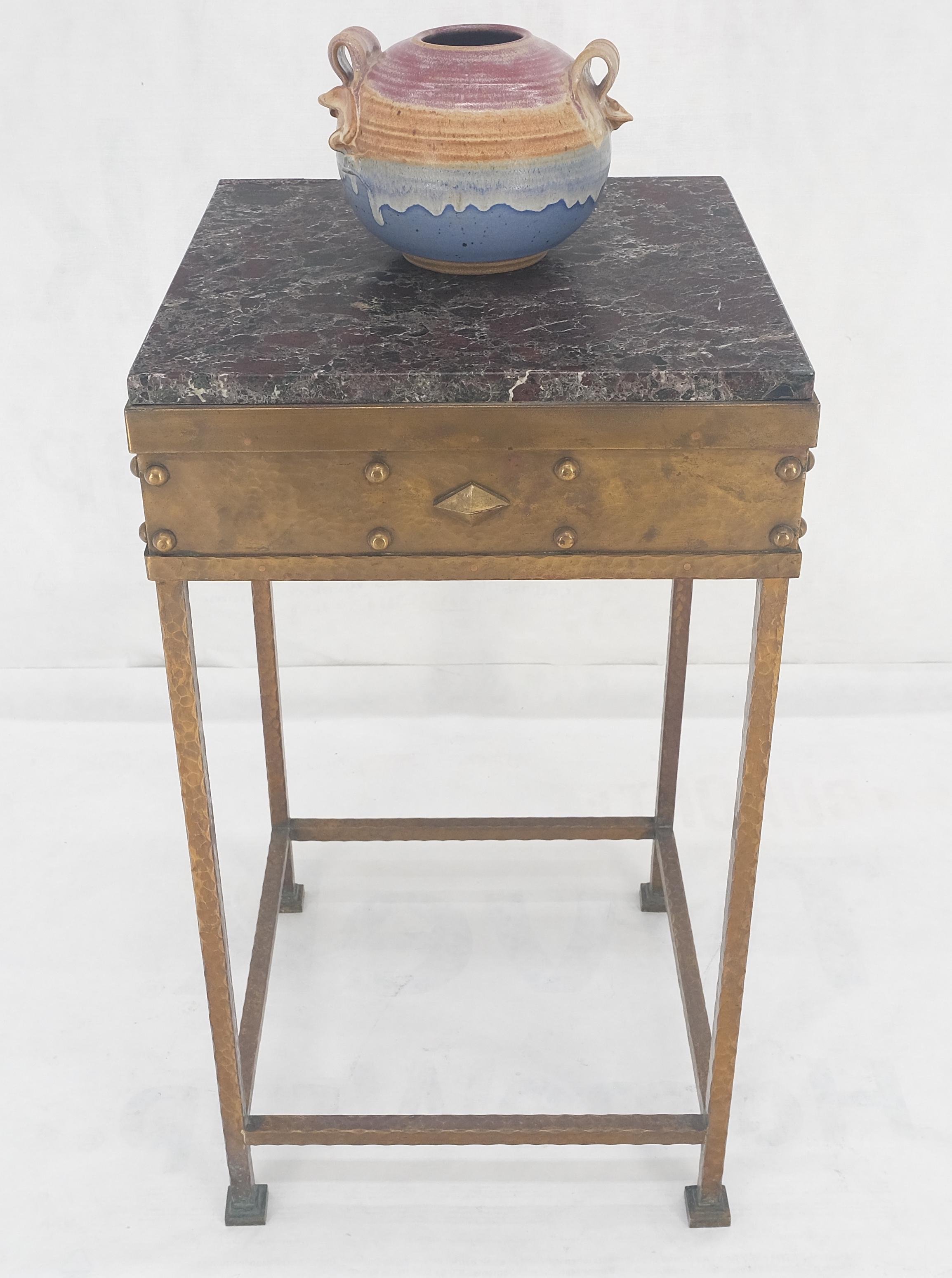 Solid Heavy Forged Copper Marble Top 18