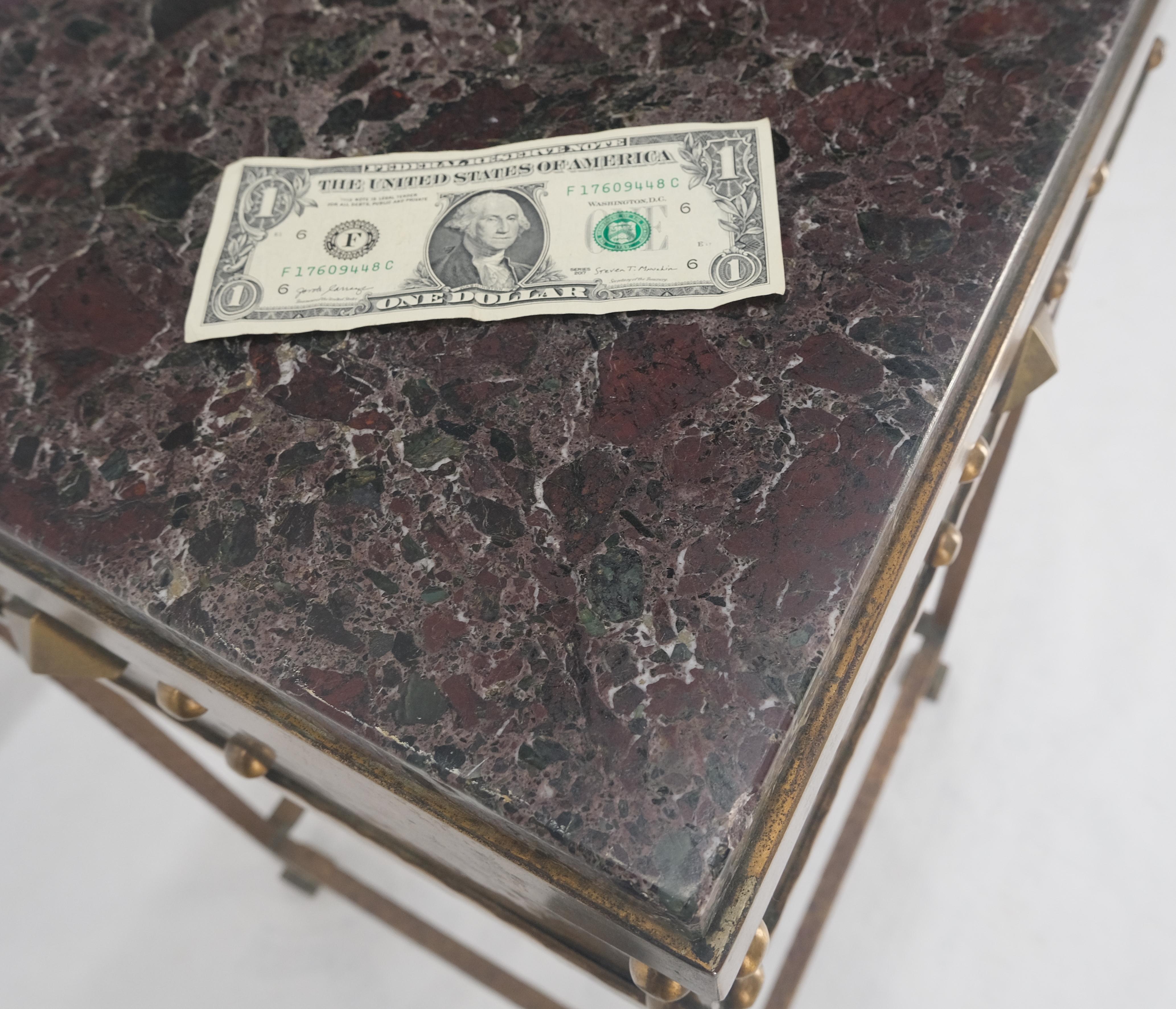 Solid Heavy Forged Copper Marble Top 18