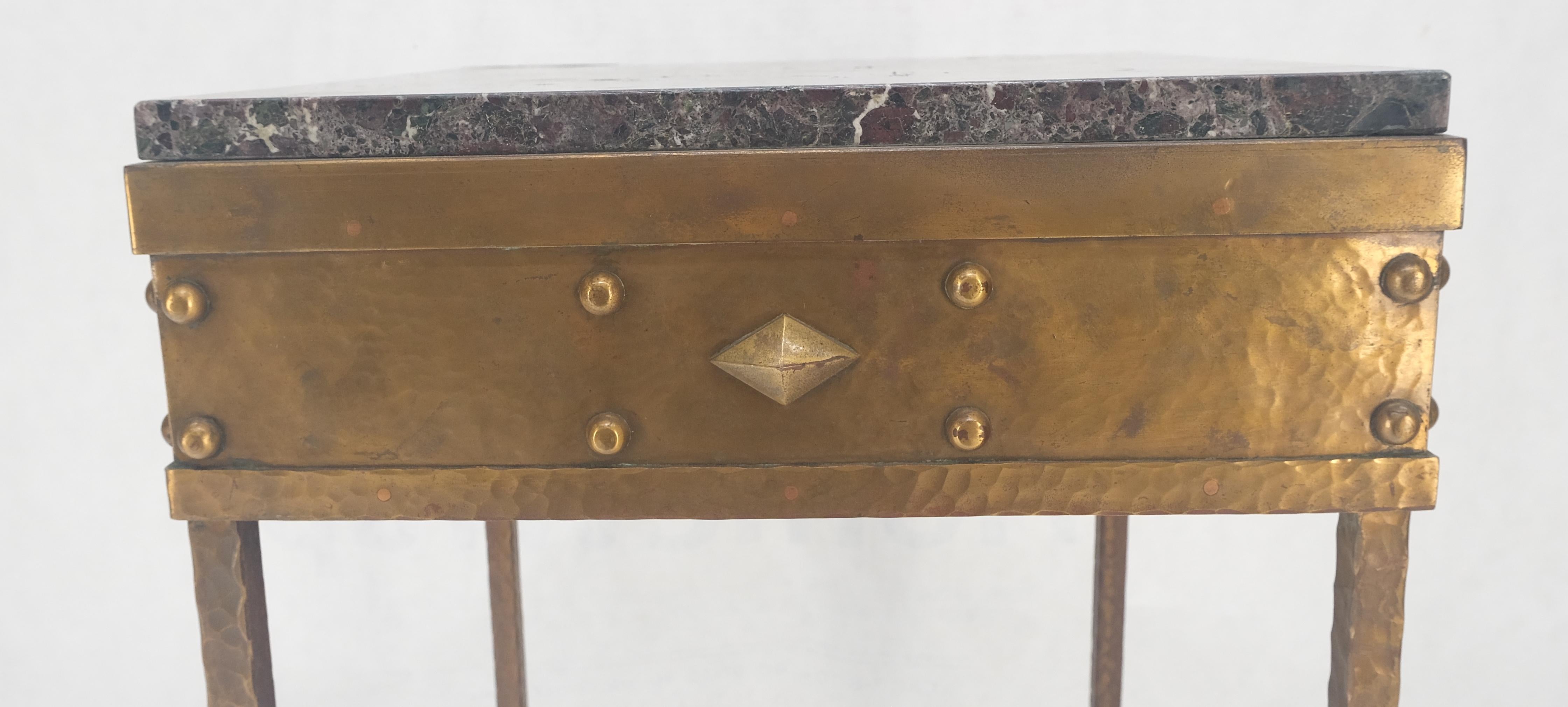 Solid Heavy Forged Copper Marble Top 18