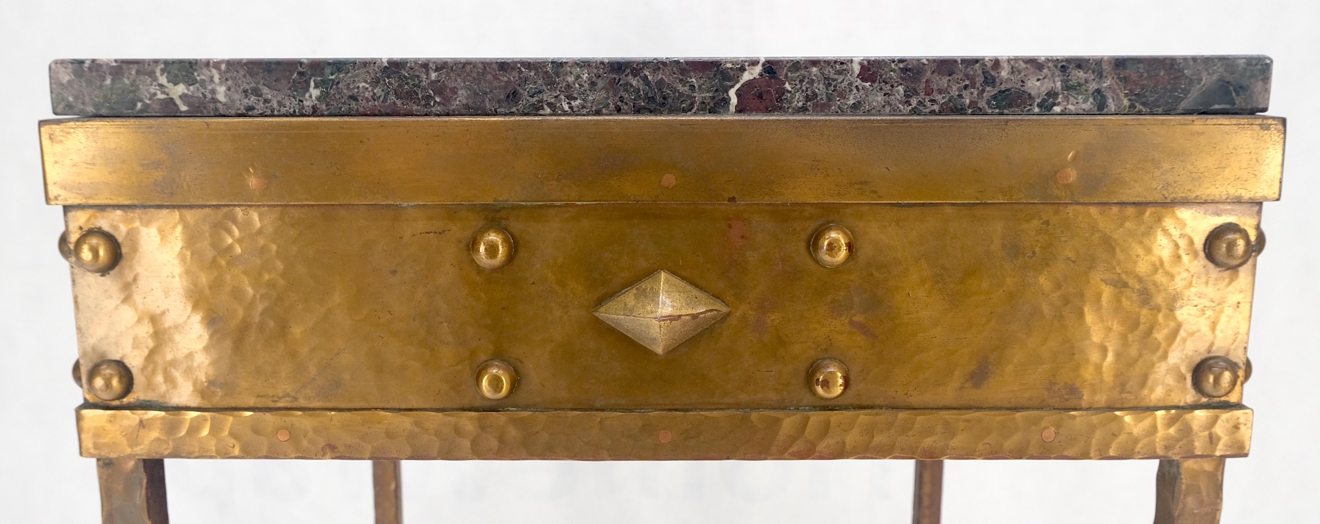 Solid Heavy Forged Copper Marble Top 18