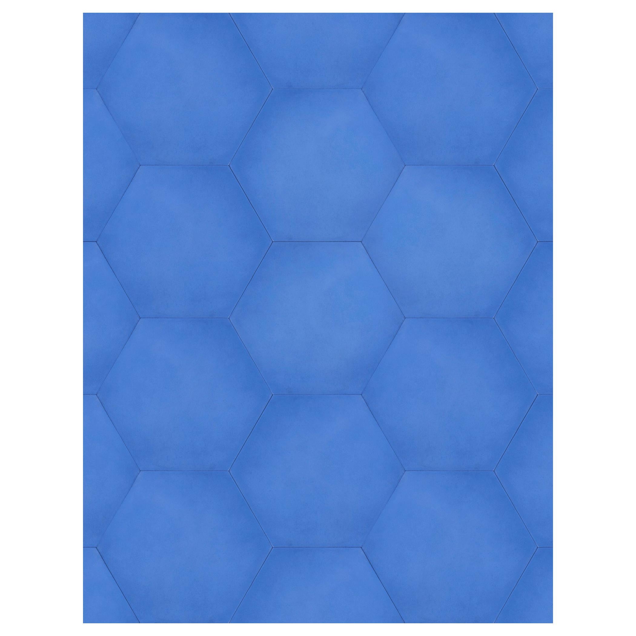 Solid Hex Azure