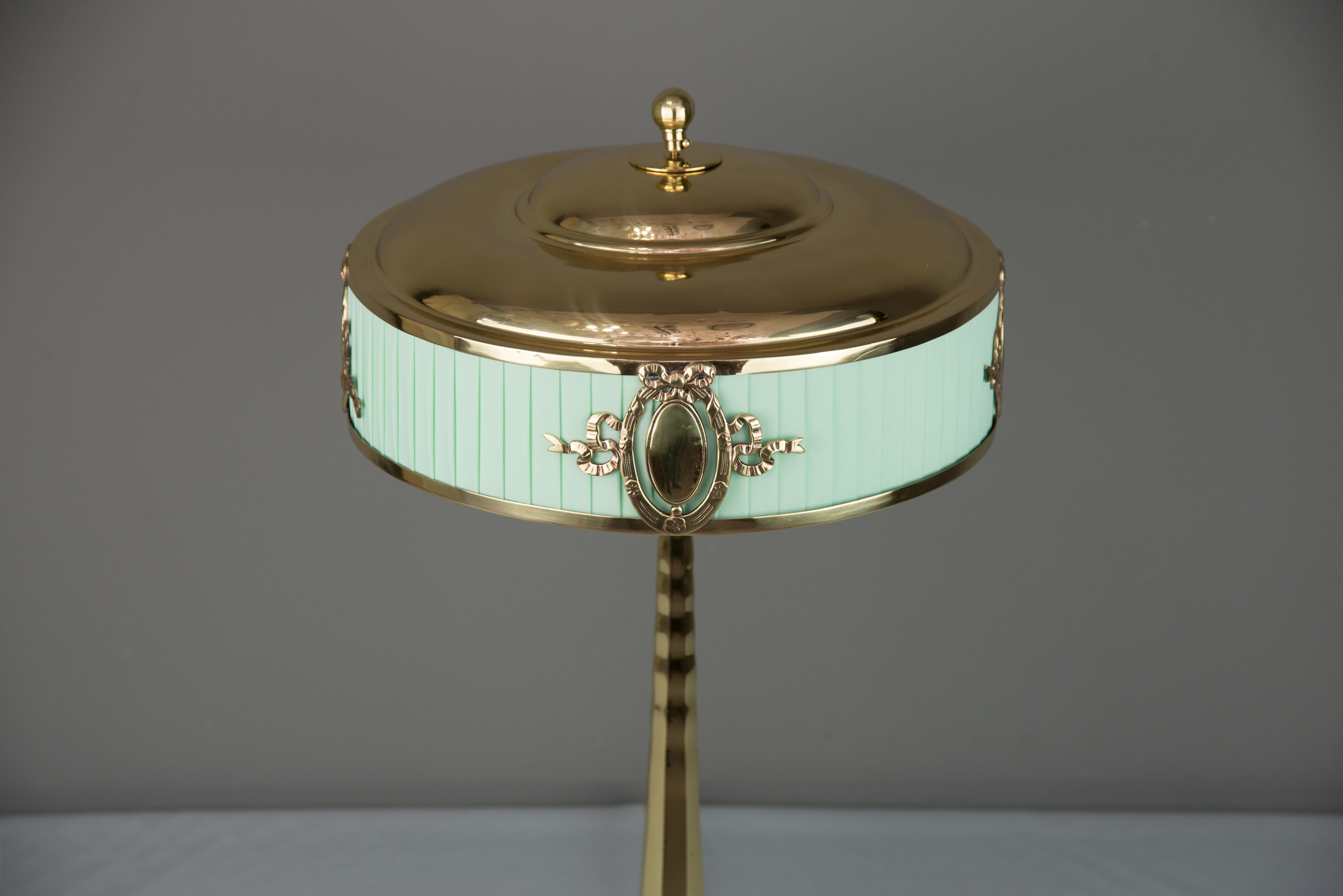 Austrian Solid Jugendstil Table Lamp, circa 1908