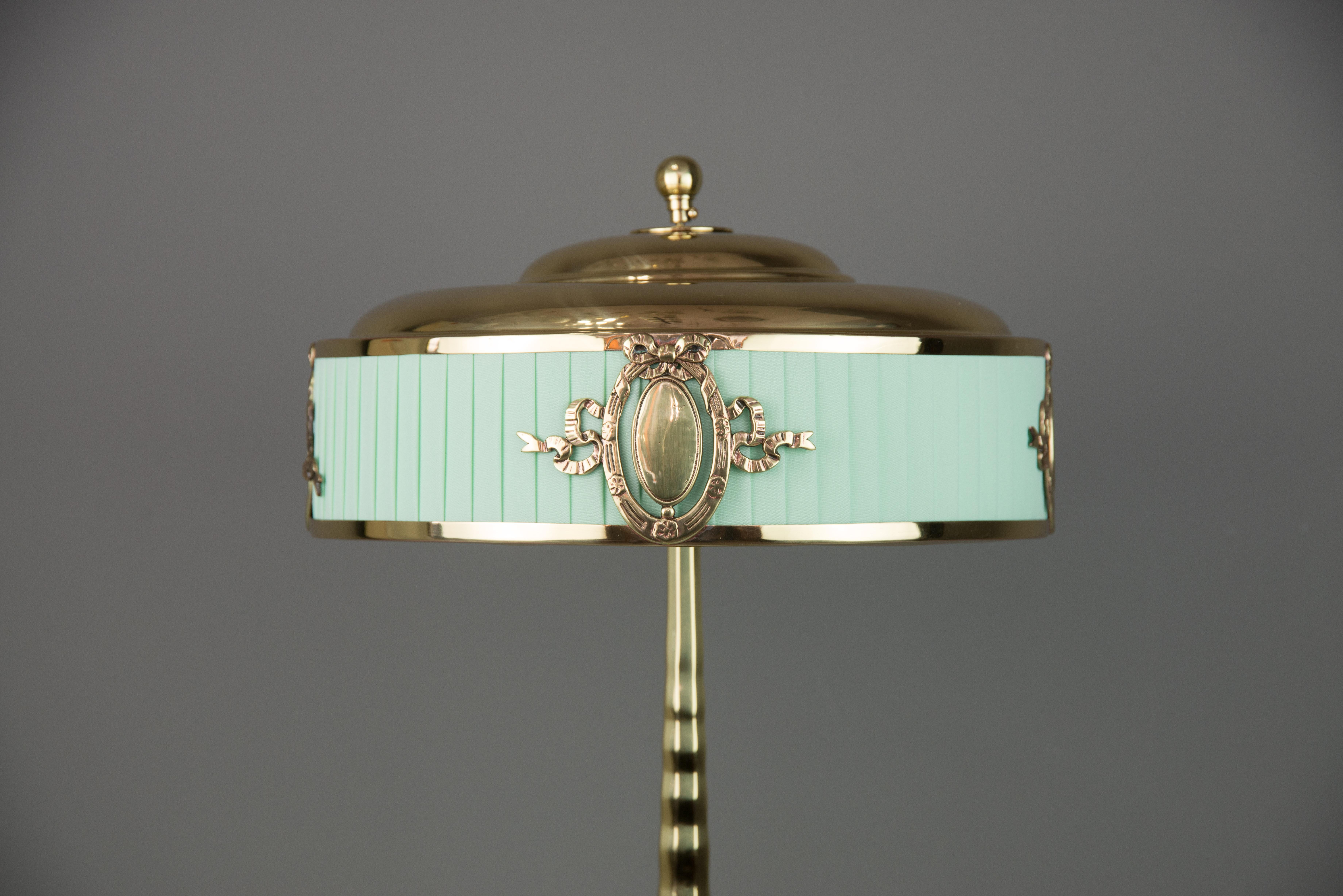 Lacquered Solid Jugendstil Table Lamp, circa 1908