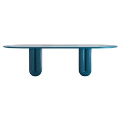 Solid Lacquered Dining Table by Arthur Vallin