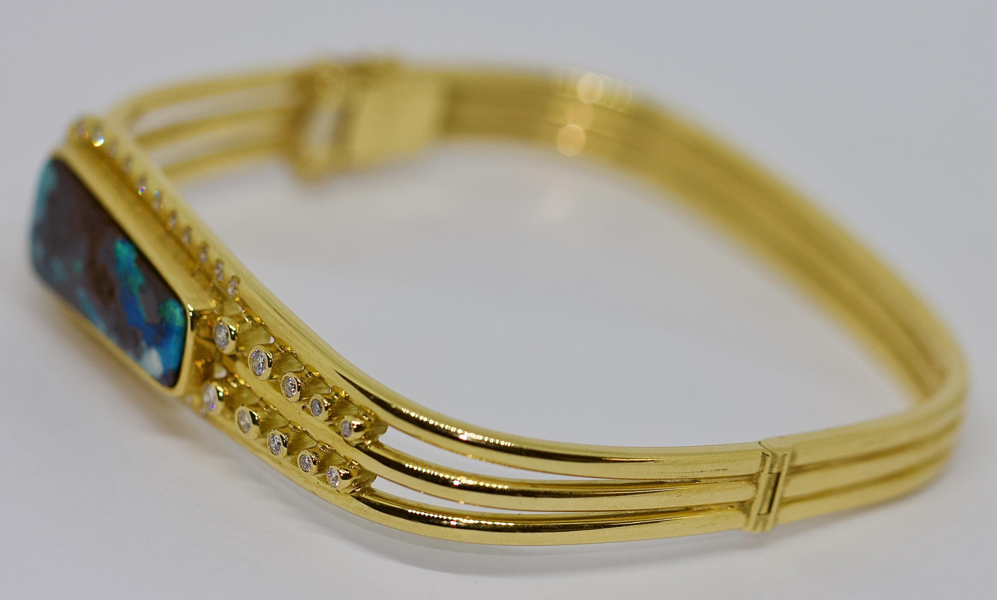 18 karat gold bangles