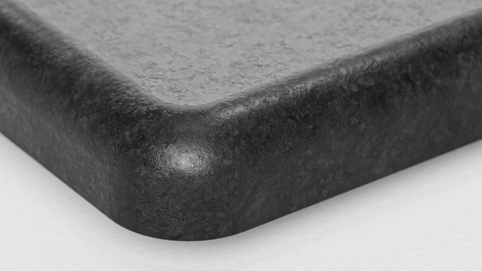 Table basse flottante en pierre de lave massive par Arthur Vallin en vente 3