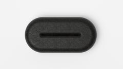 Table basse en pierre de lave massive Glyph d'Arthur Vallin