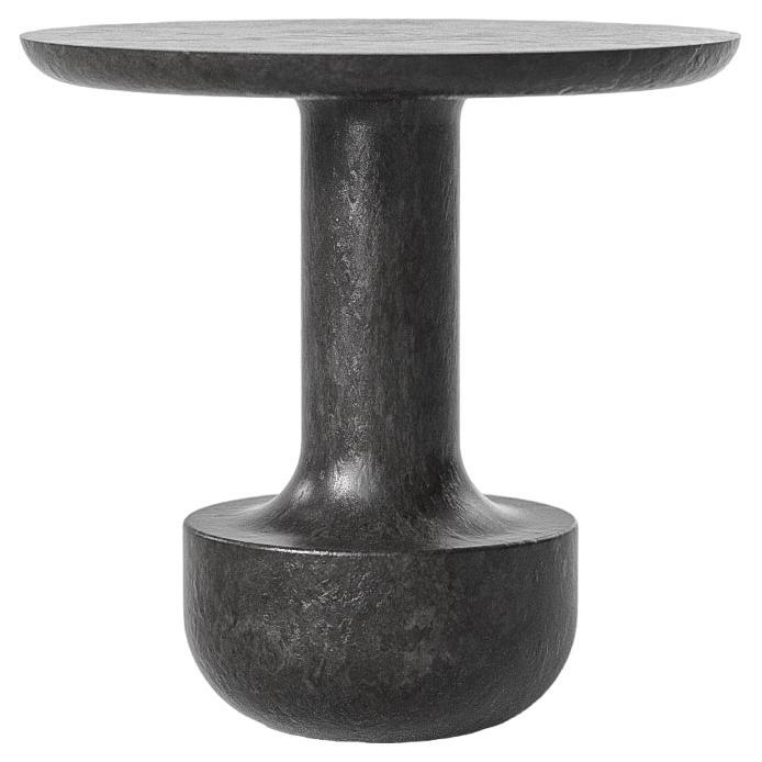 Solid Lava Stone Toad Side Table by Arthur Vallin For Sale