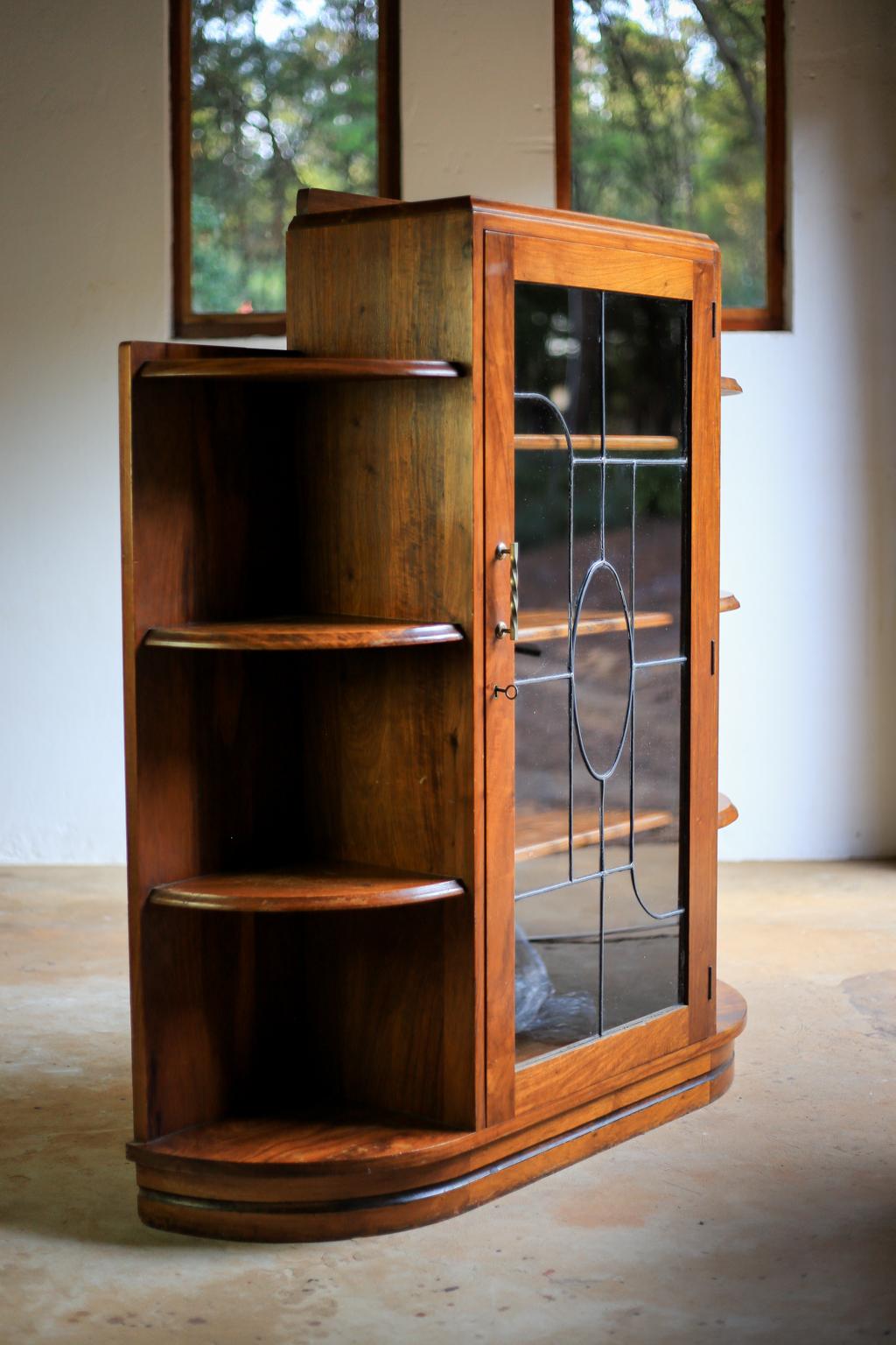 art deco display cabinet for sale