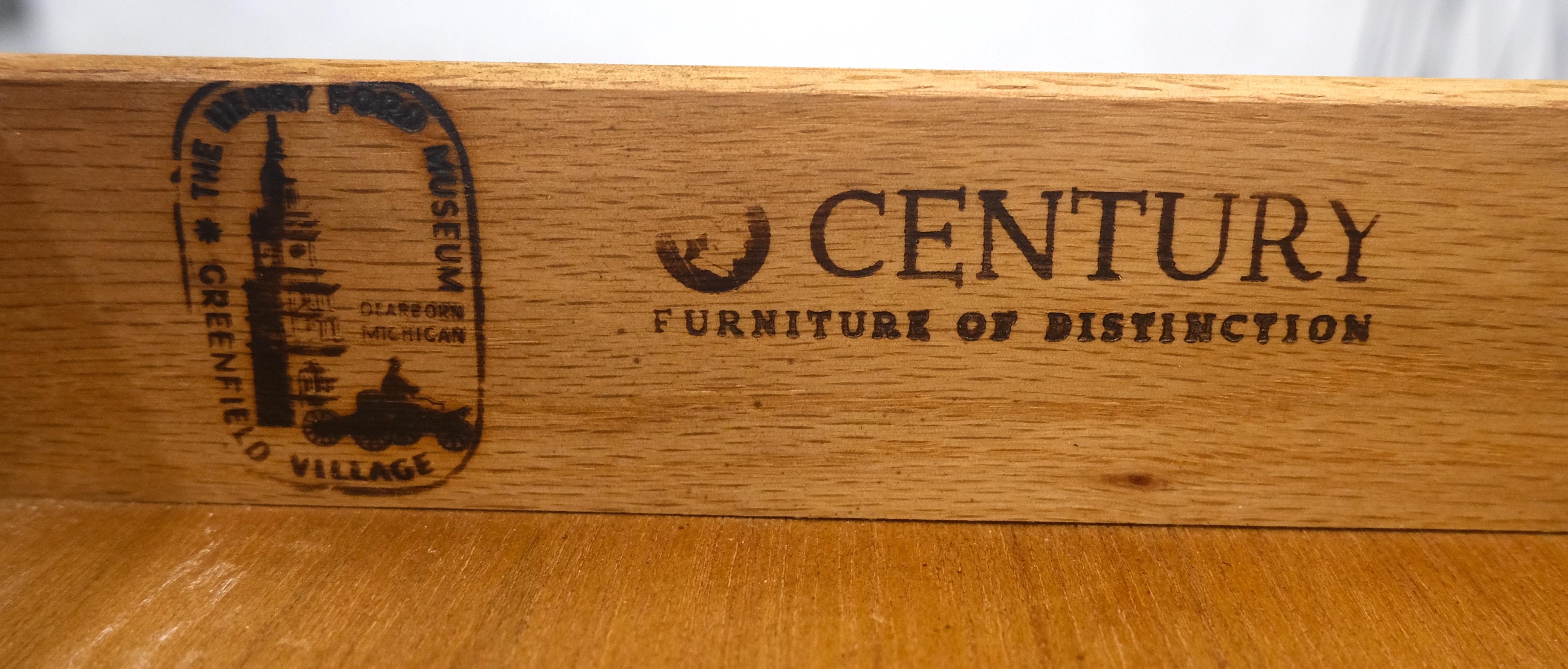 Mogano massiccio Blocco frontale 4 cassetti H. 32