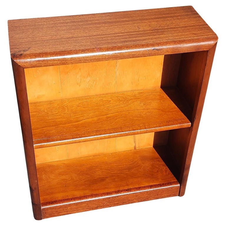 Solid Mahogany Bookcase Etagere, circa 1960s at 1stDibs