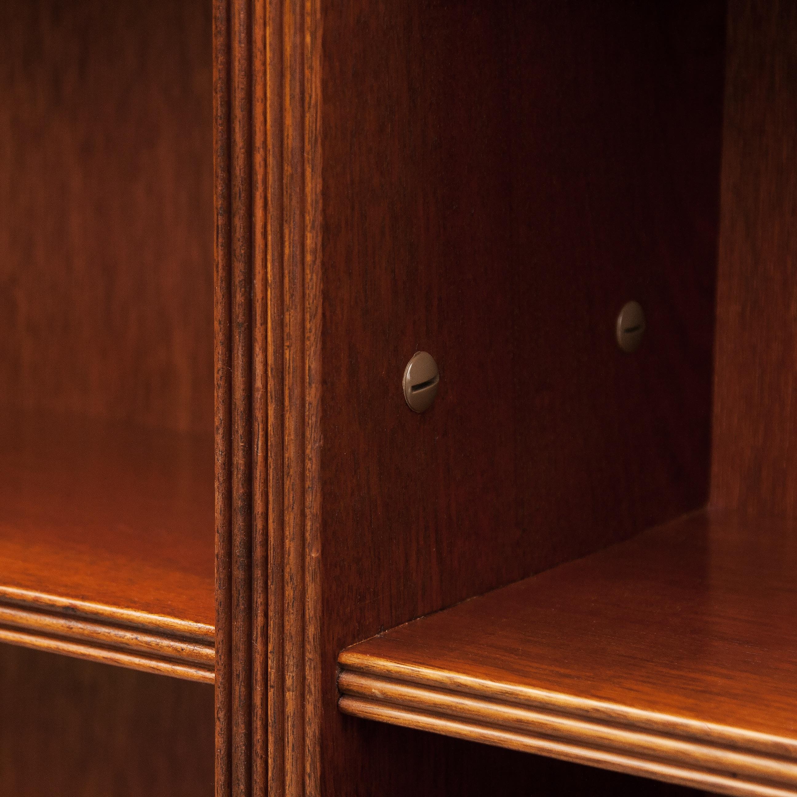 English Solid Mahogany Bookcases, Britain, 1950s For Sale
