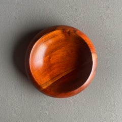 Solid Mahogany Bowl, circa 1960